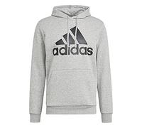 adidas Sudadera con Capucha Hombre Essentials Fleece Big Logo Gris