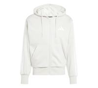 adidas Sudadera con Capucha para Hombre Essential Three Stripes de Forro Polar con Cremallera (1 Unidad)