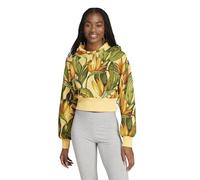 adidas Sudadera con Capucha para Mujer Farm, Semi Spark/Bold Gold/Semi Flash Green, S