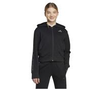 adidas Sudadera con cremallera completa de felpa francesa de 3 rayas para 14-15 años