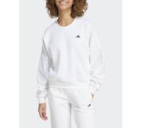adidas Sudadera de mujer Essentials Small Logo Feel Cozy adidas. Blanco L
