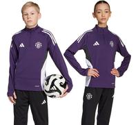 Adidas - Sudadera Manchester United Training 2025-2026 Niño, Unisex, Aurora Plum-White-Black, 116 cm