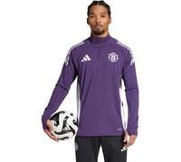 Adidas - Sudadera Manchester United Training 2025-2026, Unisex, Aurora Plum-White-Black, S