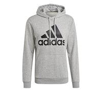 Adidas M BL FT HD Hooded Sweat, Medium Grey Heather/Black, Men