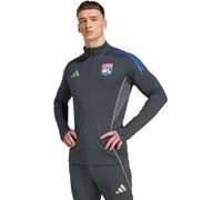 Adidas - Sudadera Olympique Lyon Training 2025-2026, Unisex, Carbon-Hazy Beige, XL