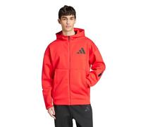 adidas Sudadera para hombre New Z.N.E Full Zip, rojo, XXL