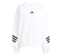 adidas Sudadera para Mujer, diseño de Tres Rayas, Color Blanco