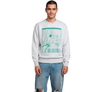 Adidas - Sudadera Real Madrid Hyperlocal Fanswear 2025-2026, Unisex, light grey heather, M