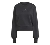 adidas Sudadera Regular para Mujer SZN de Rizo francés, Talla L, Color Negro