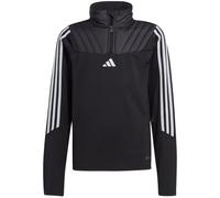 Adidas - Sudadera Tiro 23 Club Winter Niño, Unisex, Black-Halo Silver, 128 cm
