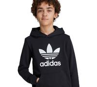 Adidas - Sudadera Trefoil Niño, Unisex, Black, 128 cm