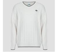 adidas Sudaderas CABLE KNIT CREWNECK SWEATSHIRT in Blanco EU S