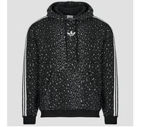 adidas Sudaderas con capucha Leo All Over Print Loose Hoodie in Negro EU S