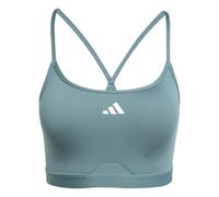 adidas Sujetador de Entrenamiento AeroReact de 3 Rayas para Mujer, Talla L