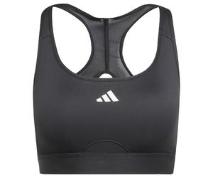 Adidas Sujetador Deportivo Powerreact para Mujer, Soporte Medio, Color Negro