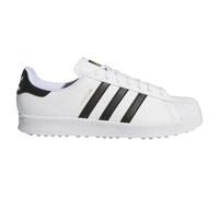 Adidas Superstar Golf - Zapatillas sin tacos, Cloud White Core Black Gold Metallic, 42 EU