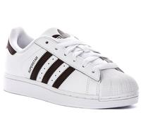 Adidas Superstar II J Zapatillas Niña Bota Lona Blanco Marrón EU 36-41