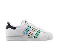 adidas Superstar J, Zapatillas Bajas Unisex niños, White Nucleus Gold Met, 36 2/3 EU
