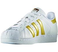 adidas Superstar J, Zapatillas de Gimnasia Unisex Adulto, White Footwear Dormet D, 37 1/3 EU