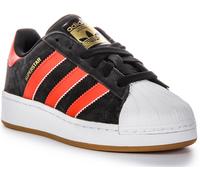 Adidas Superstar XLG Remix Plantilla Zapatilla De Mujer En Negro Rojo UK 3 - 11