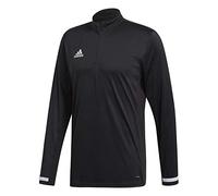 adidas T19 1/4 LS M Camiseta de Manga Larga, Hombre, Black/White, 2XL