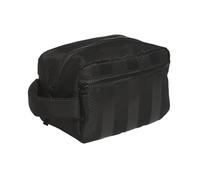 adidas Team Toiletry Kit Travel Shower Bag, Black/White/2, One Size