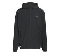 adidas Hombre Tech Essentials Workout Tracktop Sweatshirt, Black, S