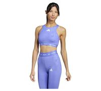 adidas Techfit High Neck Print Medium Impact Sports Bra M