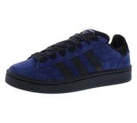 adidas Tenis Campus de caña baja para hombre, Core Alpha Black Core Alpha Black Dark Blue, 38 2/3 EU