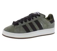 adidas Tenis Campus de caña baja para hombre, Marrón oliva, blanco alfa, verde tenue, 36 EU