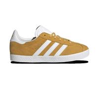 adidas Tenis Campus de caña baja para hombre, Oro amarillo alargado blanco metálico, 38 EU