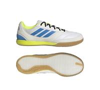 Adidas - Zapatilla de fútbol sala Top Sala Competition II, Unisex, White-Lucid Ray Blue-Solar Yellow, 8 UK