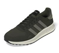adidas Tenis Run 84 para hombre, Olive Strata Silver Pebble Black, 44 2/3 EU