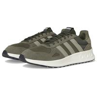 adidas Tenis Run 84 para hombre, Olive Strata Silver Pebble Night Cargo, 48 EU