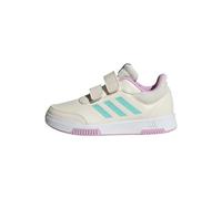 adidas Tensaur Hook and Loop Shoes, Zapatillas Unisex Adulto, Chalk White Semi Flash Aqua Bliss Lilac, 34 EU