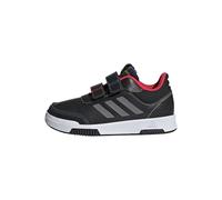 adidas Tensaur Hook and Loop Shoes, Zapatillas Unisex Adulto, Core Black Iron Met Lucid Red, 40 EU