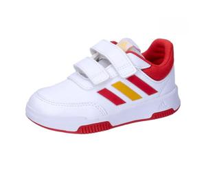 adidas Tensaur Hook And Loop Shoes, Zapatillas Unisex bebé, Ftwr White Collegiate Red Collegiate Gold, 26 EU