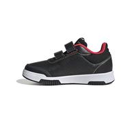 adidas Tensaur Hook and Loop Shoes, Zapatillas Unisex niños, Core Black Iron Met Lucid Red, 35 EU