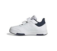 adidas Tensaur Hook and Loop Shoes, Zapatillas Unisex niños, FTWR White Green Collegiate Navy, 30.5 EU