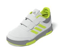 adidas Tensaur Hook and Loop Shoes, Zapatillas Unisex niños, FTWR White Lucid Lemon Grey Three, 35 EU