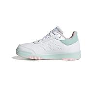 adidas Tensaur Sport Training Lace Shoes, Zapatillas de Deporte Unisex niños, FTWR White Semi Flash Aqua Clear Pink, 23 EU