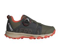 adidas Terrex Agravic Boa Trail Running Shoes, Zapatillas de Trail Running Unisex niños, Olive strata Wonder Beige Orange, 36 2/3 EU