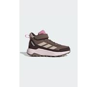 adidas Unisex niños Terrex Anylander Mid Children Hiking Shoes, Earth strata/Wonder Taupe/Aurora Coffee, 28 1/2 EU