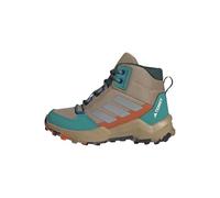 adidas Terrex AX4R Mid Hiking Shoes, Zapatos de Senderismo, Cardboard/Matte Silver/Pure Teal, 31 EU