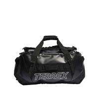 adidas Unisex Adulto Terrex Rain.RDY Expedition Duffel Bag M - 70L, Black/White, One Size