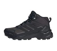 adidas Mujer Terrex Skychaser Ax5 Mid Gore-Tex Hiking Shoes, Carbon/Core Black/Semi Flash Aqua, 42 2/3 EU