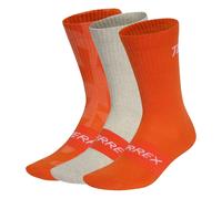 adidas Unisex adulto Terrex Multi 3 Pack Sock Socks, semi impact orange/semi impact orange/white, S