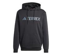 adidas Uomo Terrex Multi Large Logo Hoodie, Black, XXL