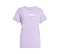 Adidas - Multi Logo Tech Tee W Powder Plum para Mujer - Talla S - Rosa Rosa S