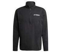 ADIDAS TERREX Camiseta funcional 'Multi Climacool 1/2 Zip Long Sleeve' negro / blanco L negro / blanco
